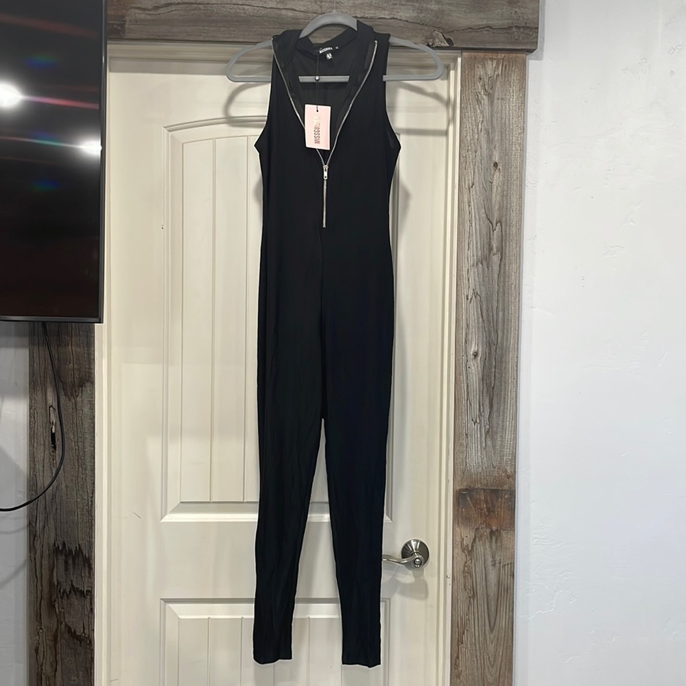 Misguided Zip Up Jumpsuit
